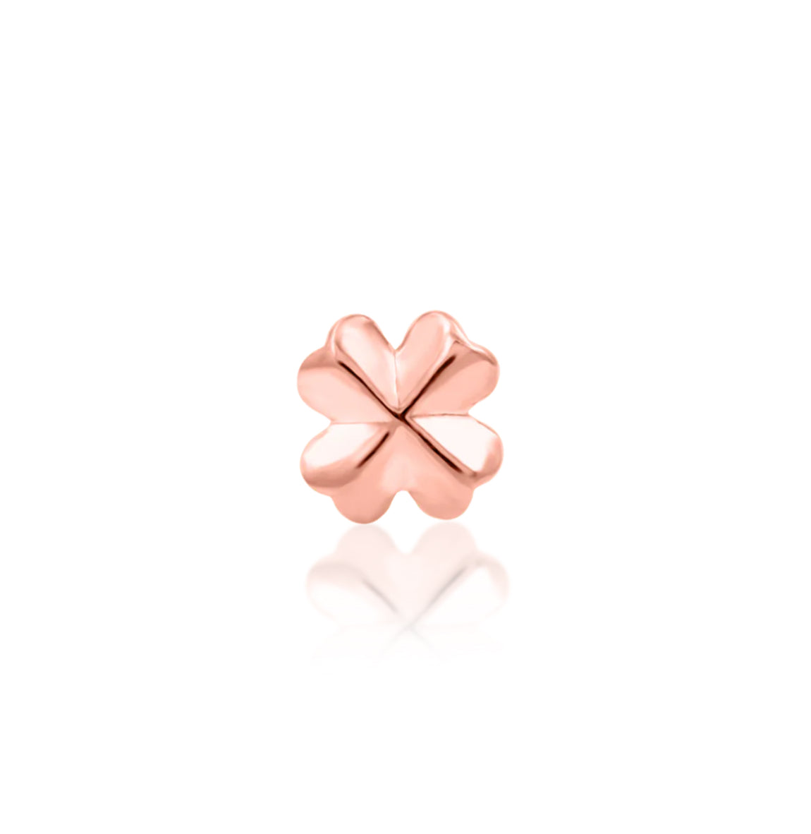 Junipurr Jewellery Lucky Clover 14kt Gold Threadless End