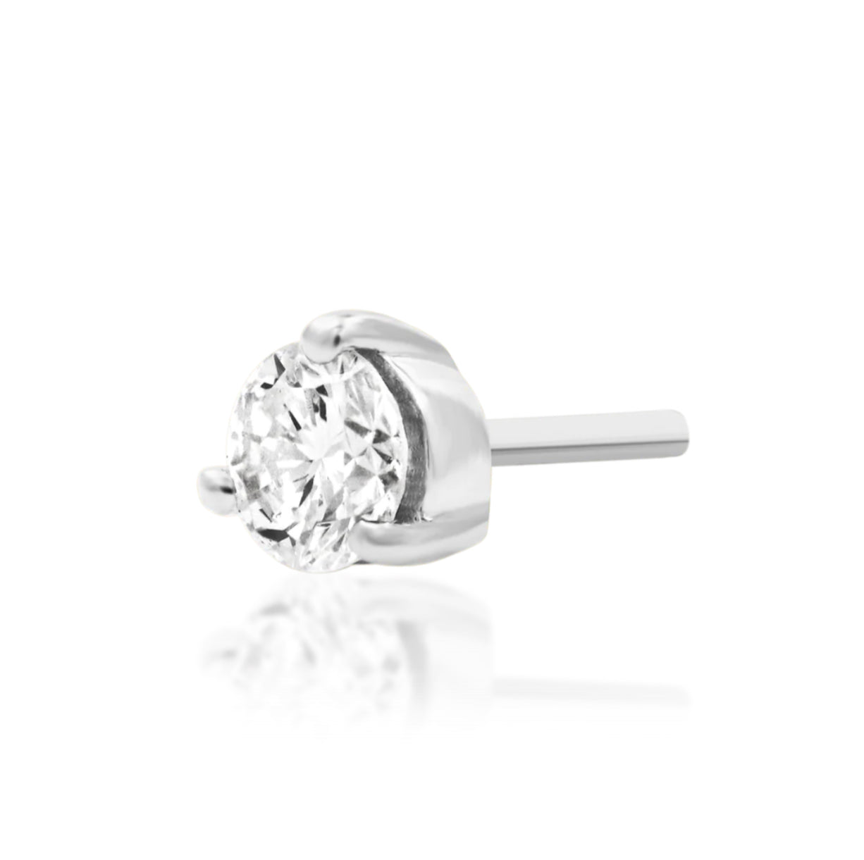 Junipurr Jewellery Diamond Prong Gold Threadless Attachment