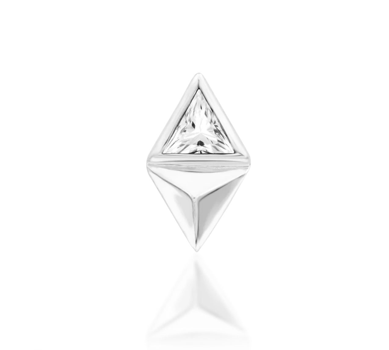 Junipurr Jewellery Sybil white cz Threadless Attachment