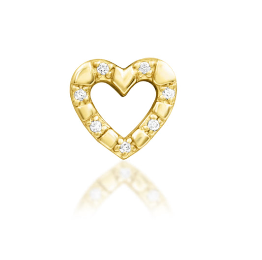 Junipurr Jewellery Ahara 14kt Gold Threadless Attachment