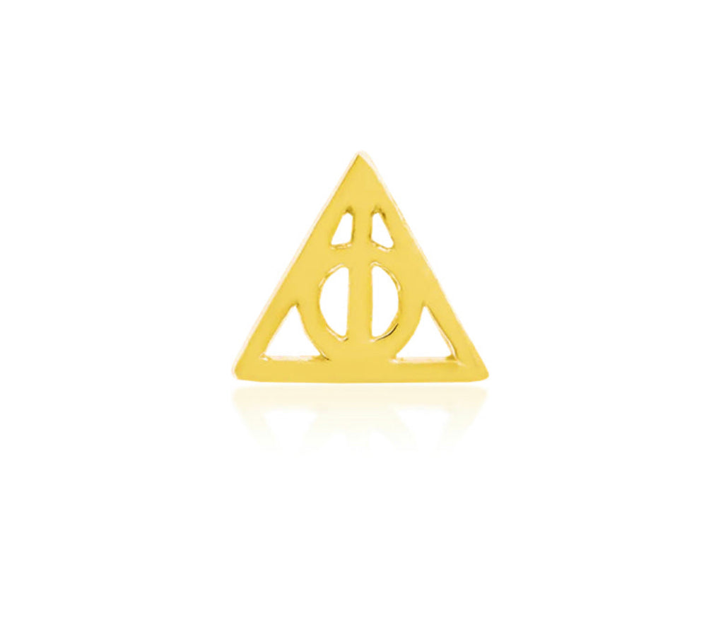 Junipurr Jewellery Deathly Hallows 14kt Threadless End