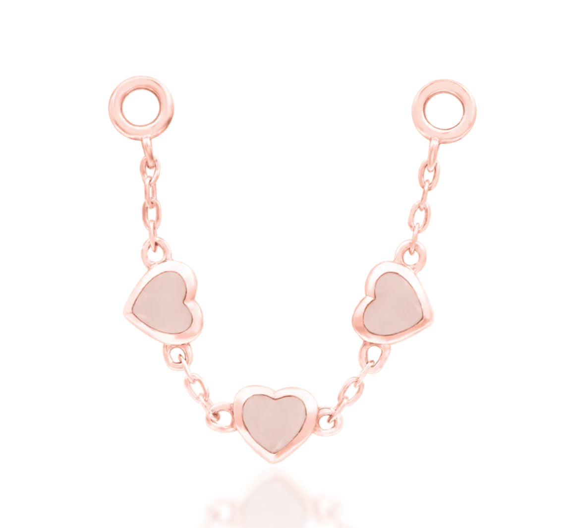 Junipurr Jewellery Valentine 14kt Gold Chain Charm