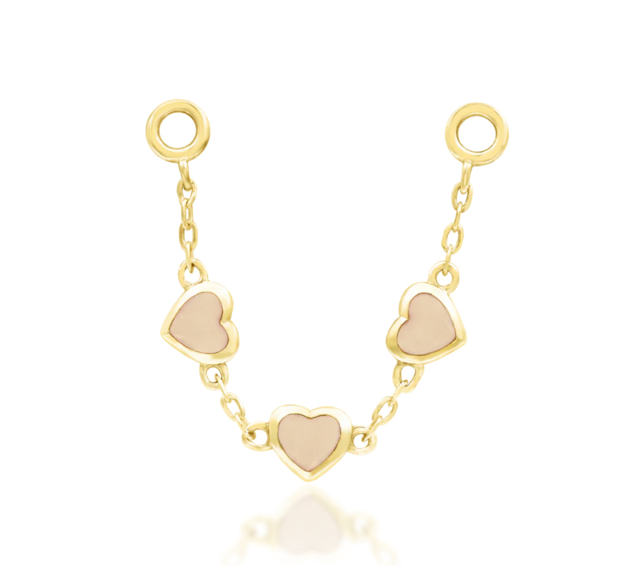 Junipurr Jewellery Valentine 14kt Gold Chain Charm