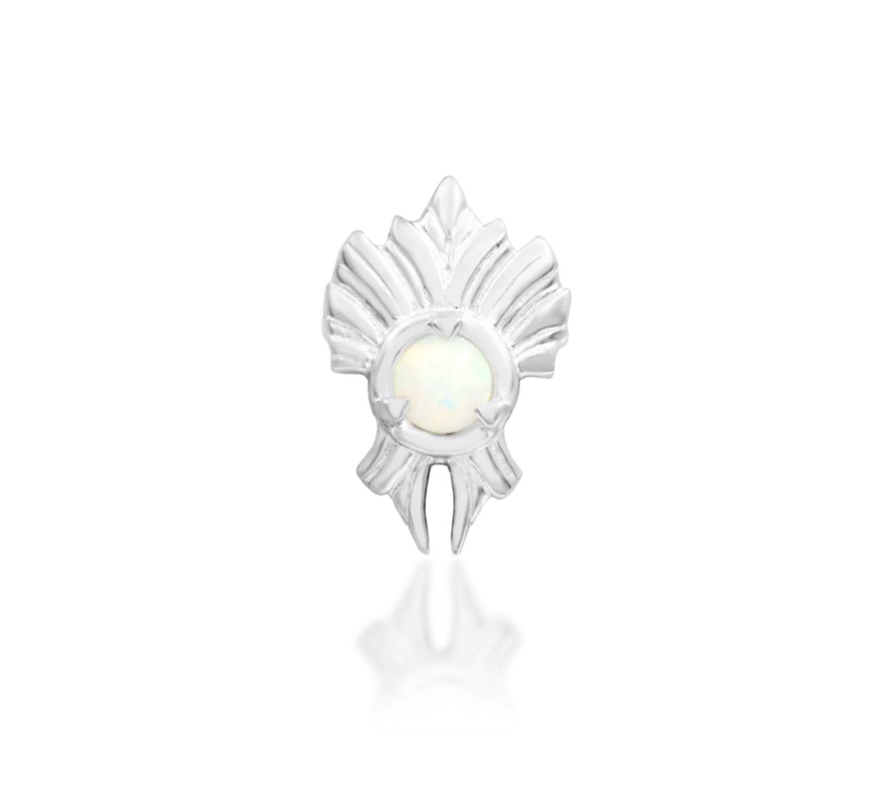 Junipurr Jewellery River 14kt Gold Opal Threadless Attachment