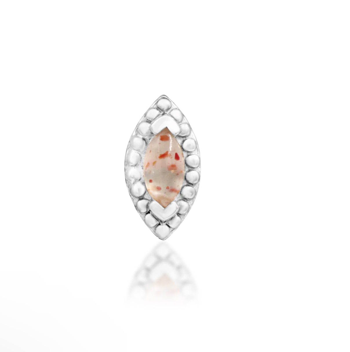 Junipurr Jewellery Glorie 14kt Gold Sunstone Threadless Attachment