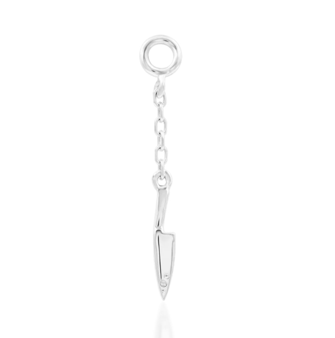 Junipurr Jewellery Knife Play 14kt Gold Chain Charm