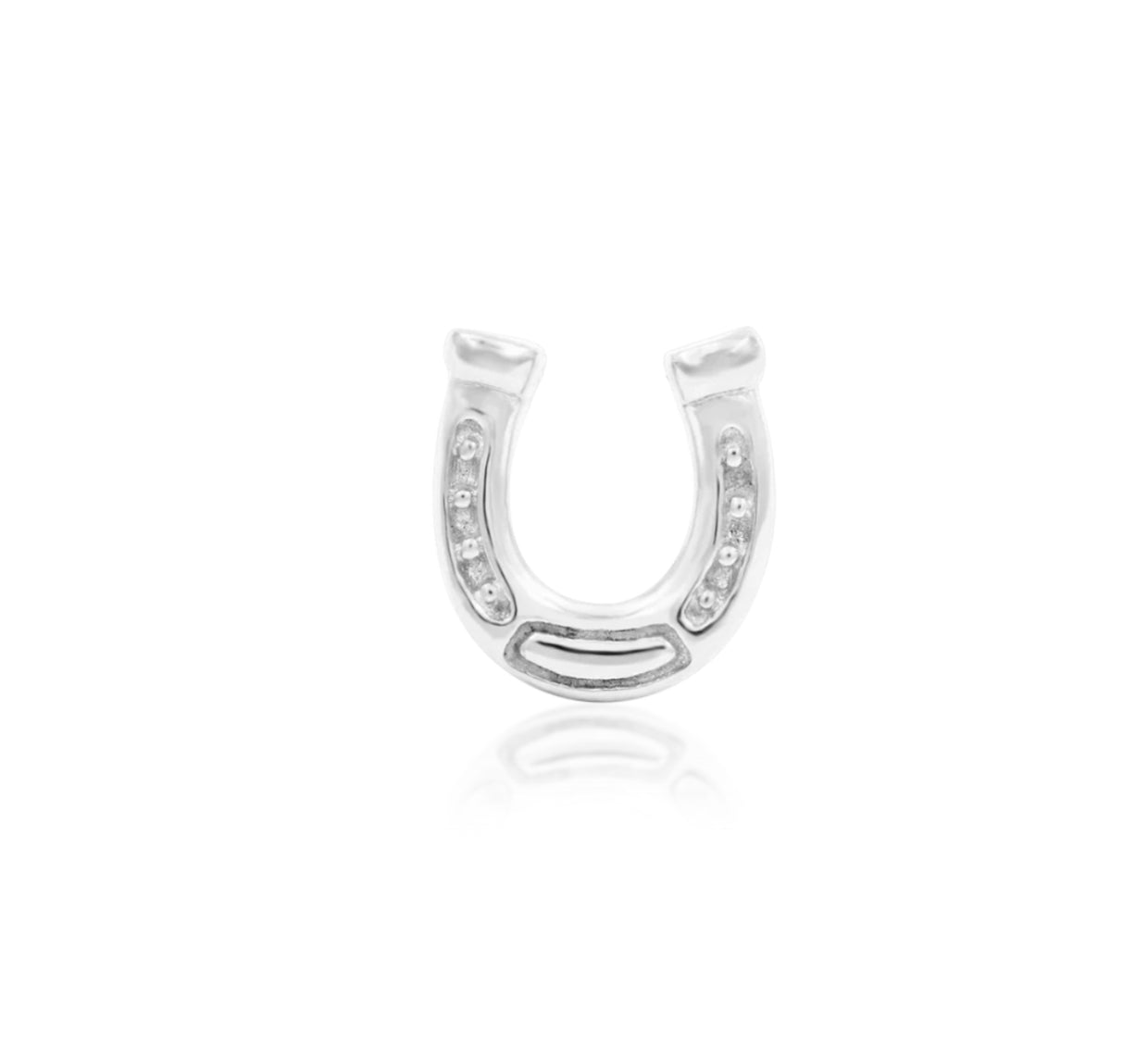 Junipurr Jewellery Lucky 14kt Gold Horseshoe Threadless Attachment