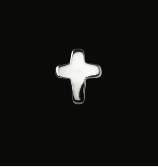 Junipurr Jewellery Threadless Titanium Cross