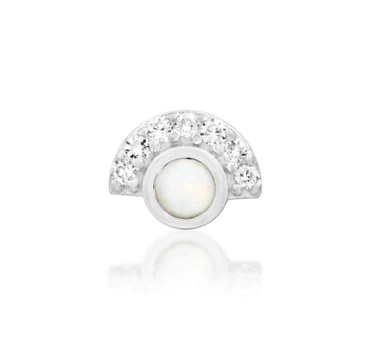 Junipurr Jewellery Naila 14kt Gold Opal Threadless Attachment