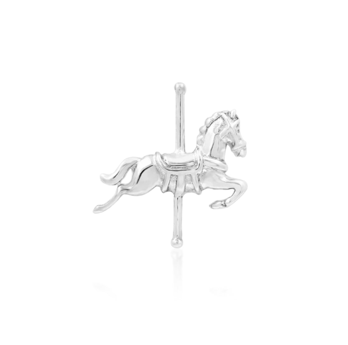 Junipurr Jewellery Pony Ride 14kt Gold Horse Threadless Attachment Helix Earring