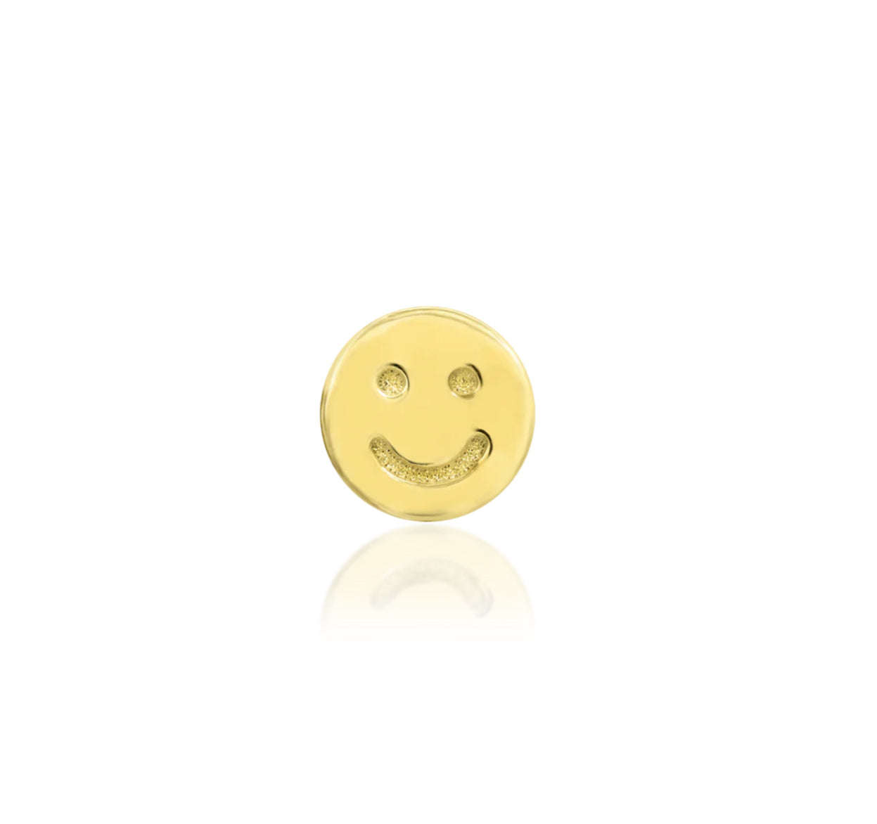 Junipurr Jewellery Smiley 14kt Gold Threadless Attachment