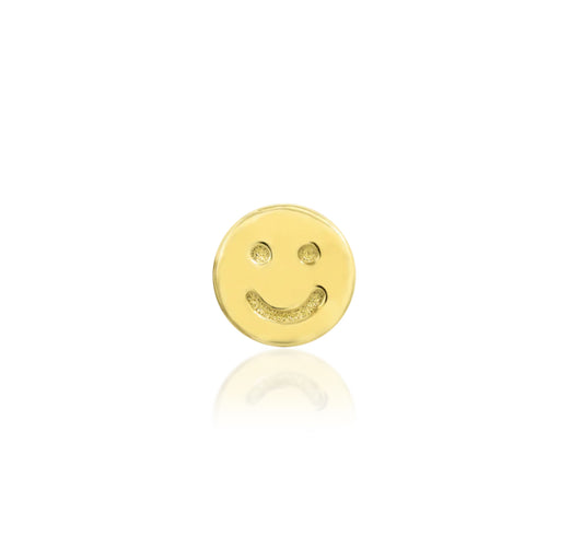 Junipurr Jewellery Smiley 14kt Gold Threadless Attachment