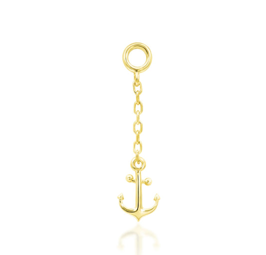 Junipurr Jewellery Anchor Away Gold Chain Charm