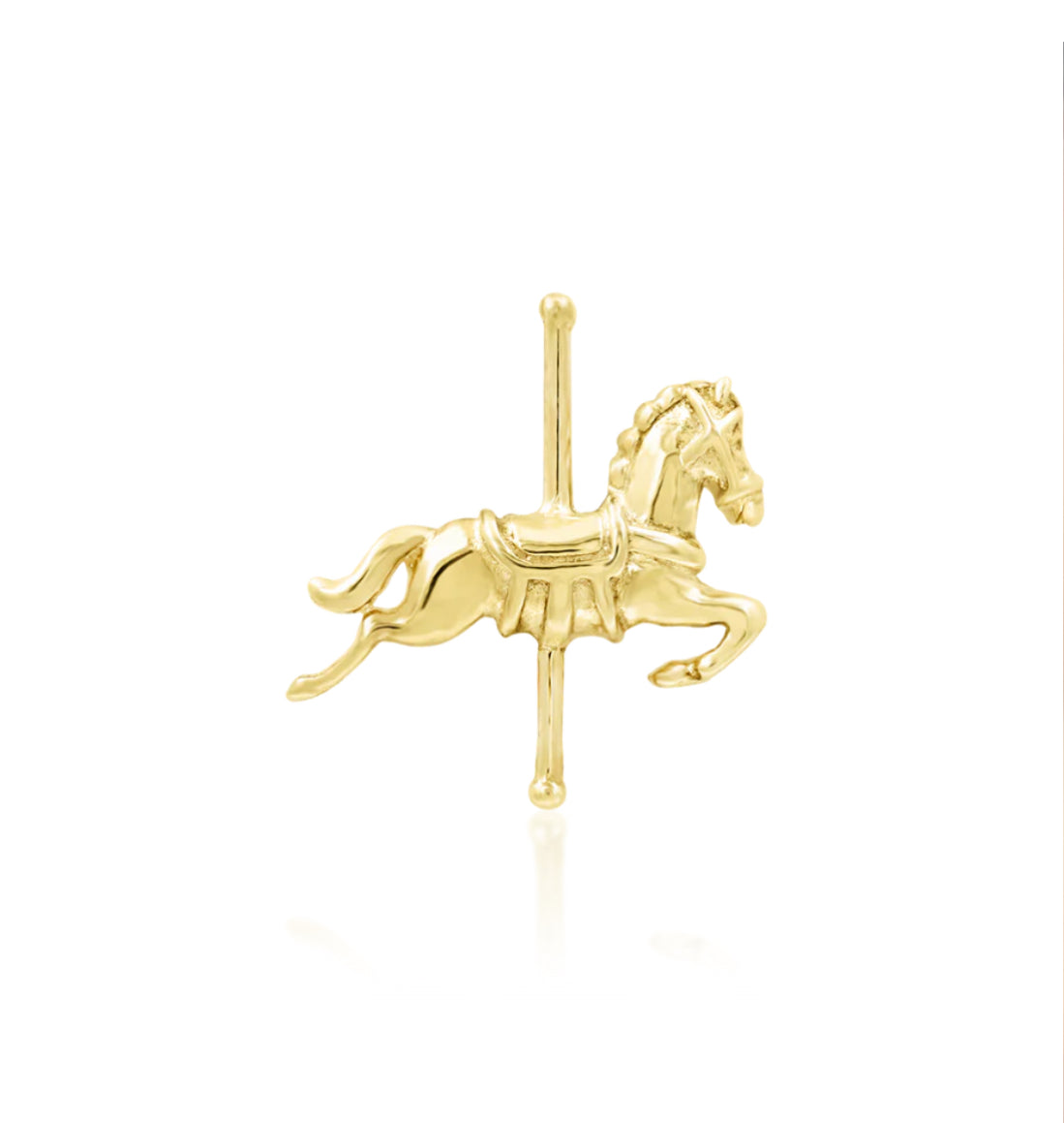 Junipurr Jewellery Pony Ride 14kt Gold Threadless Attachment