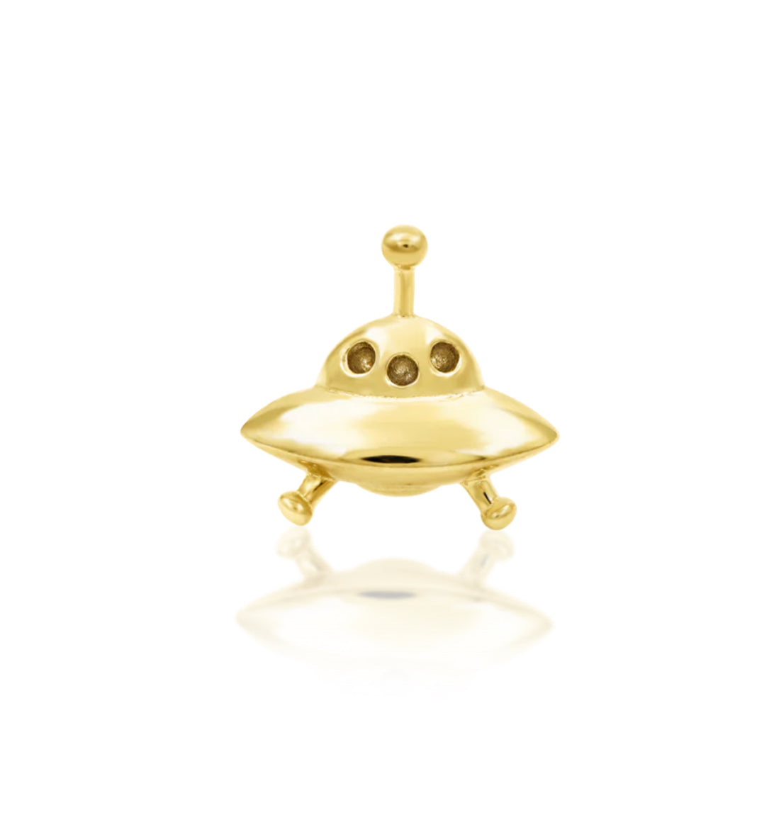 Junipurr Jewellery UFO 14kt Gold Threadless Attachment