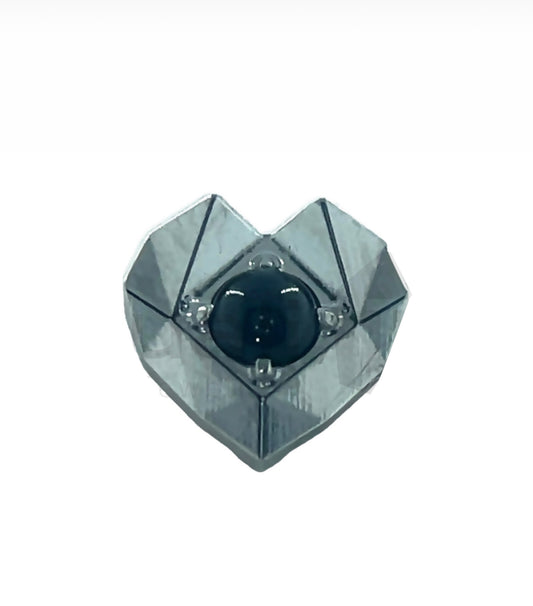 Titanium Heart Onyx 'Empathy' Attachment