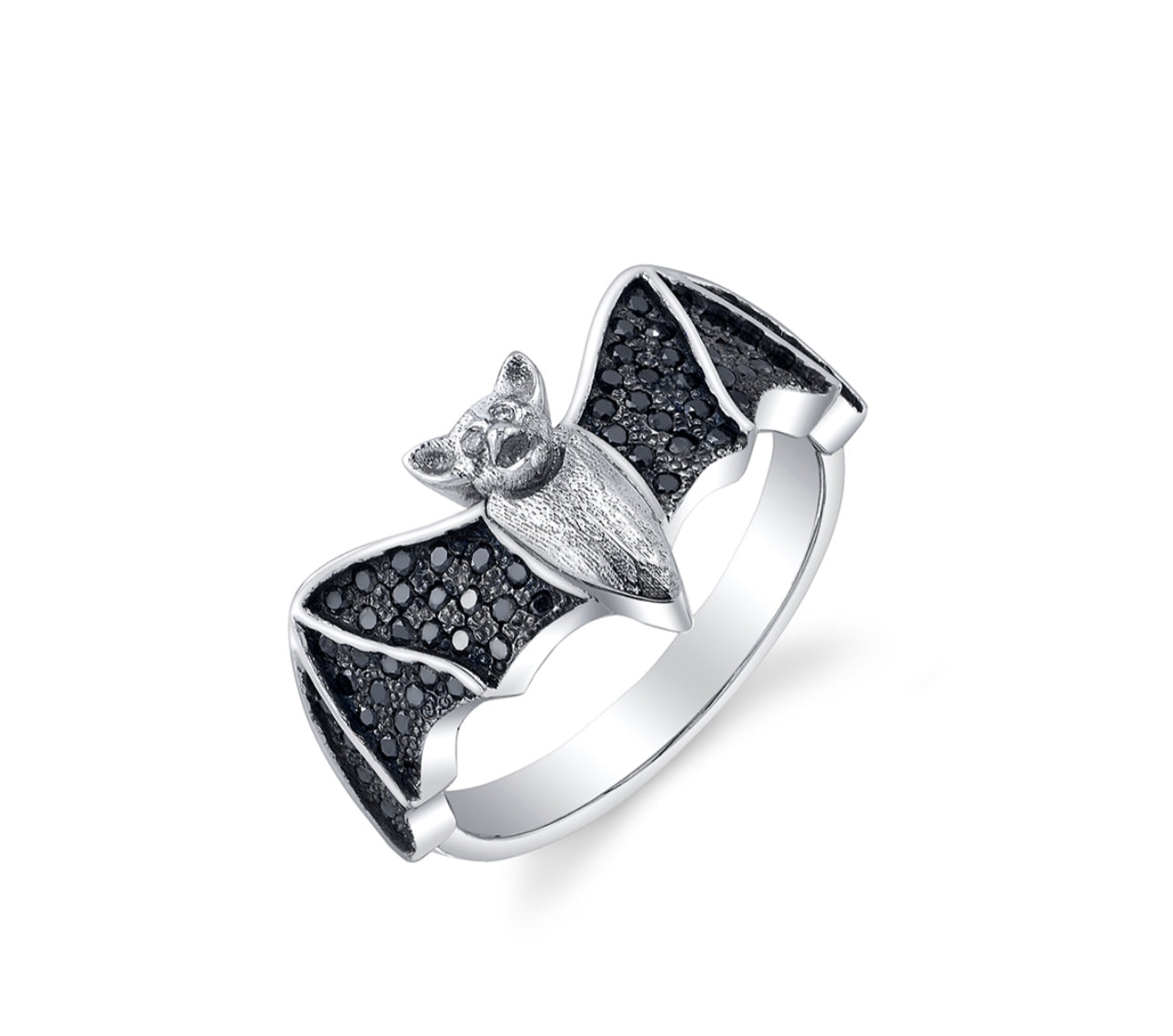 Elizadeath BVLA Black Rhodium Engagement Ring