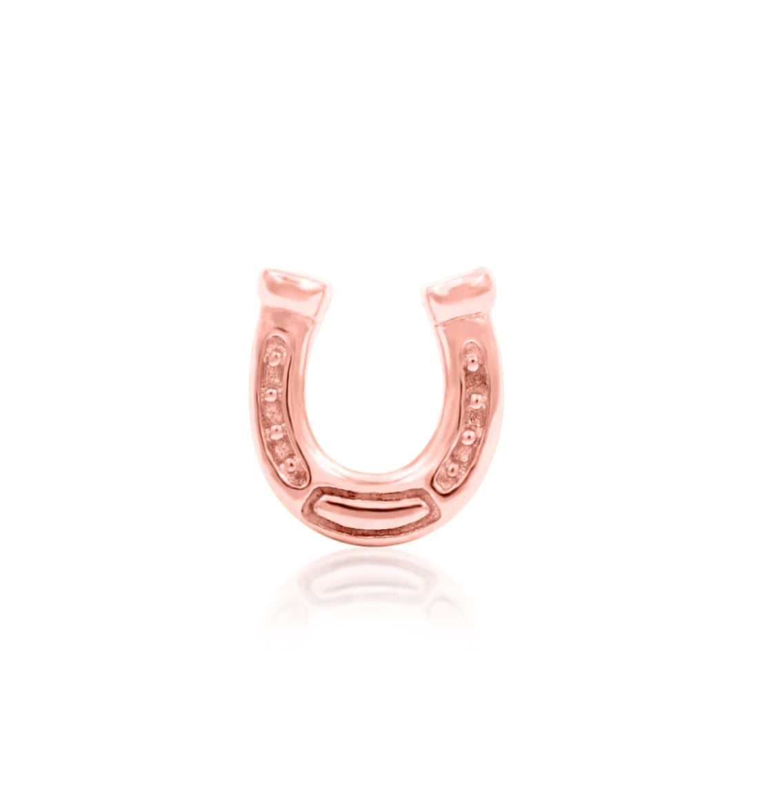 Junipurr Jewellery Lucky 14kt Gold Horseshoe Threadless Attachment