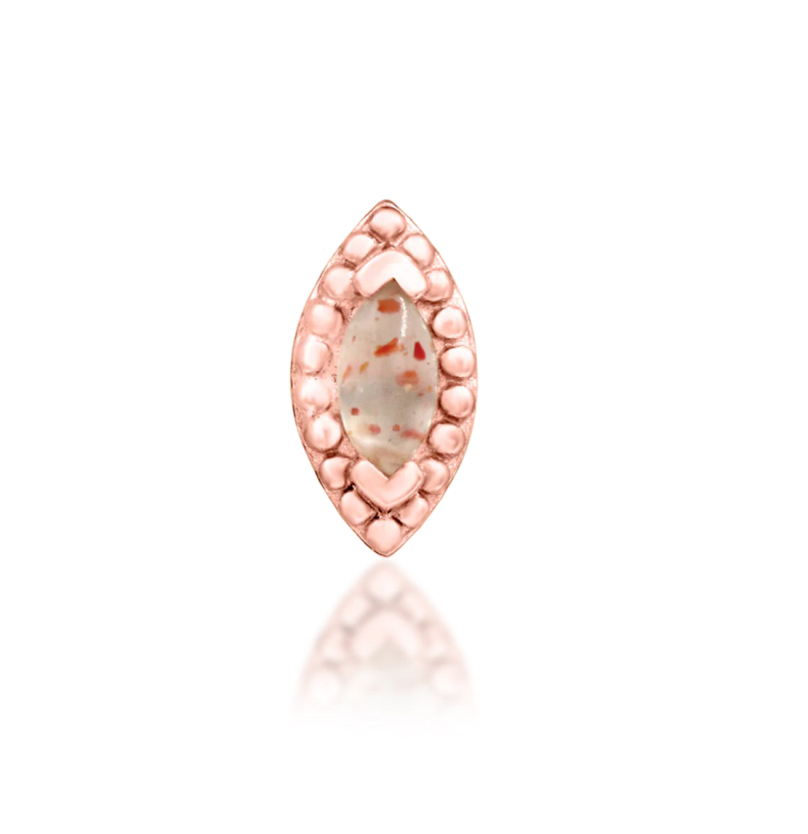 Junipurr Jewellery Glorie 14kt Gold Sunstone Threadless Attachment