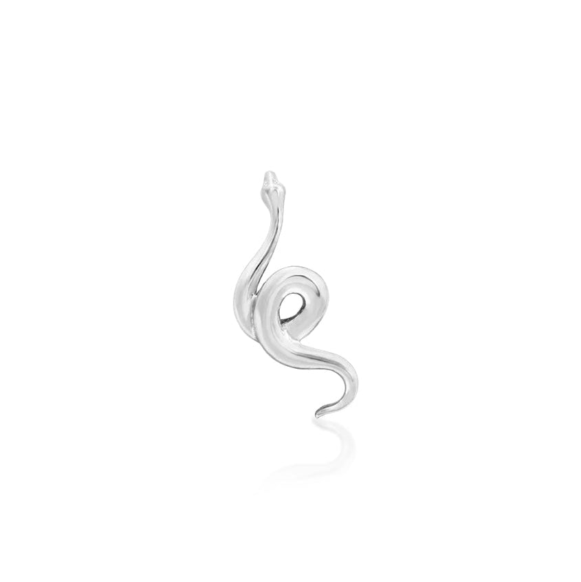 Polished yellow gold decorative end designed for a separate threadless flat back post.
