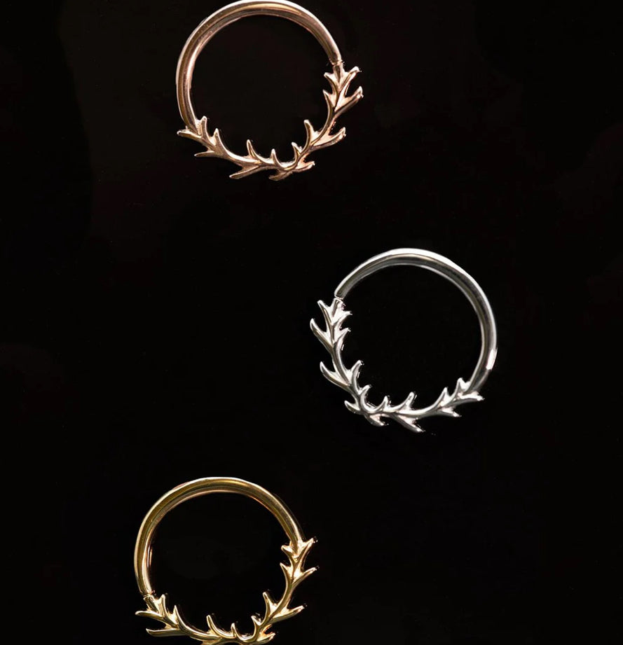 Junipurr Jewellery Raven – 14k Gold Daith Ring for Curated Ear & Septum Piercings