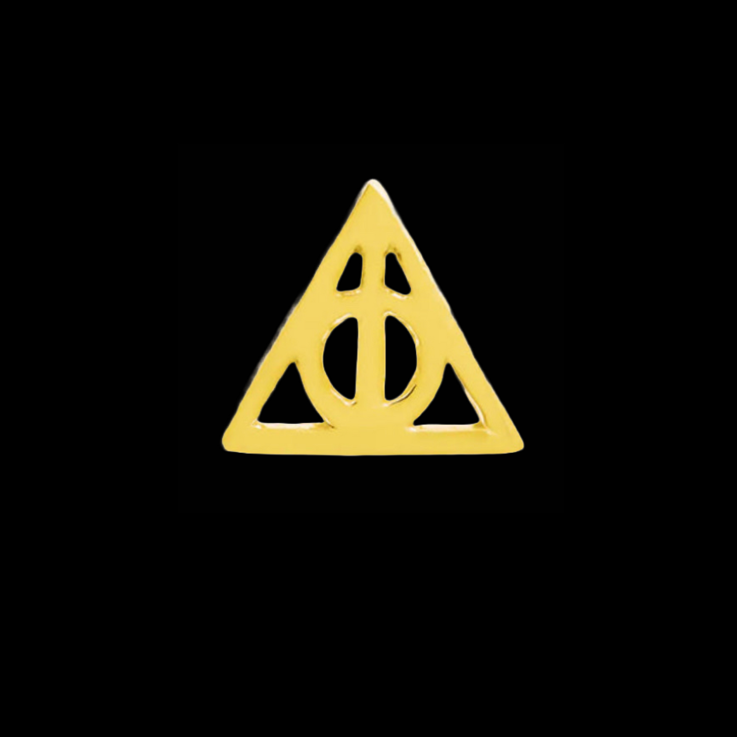 Junipurr Jewellery Deathly Hallows 14kt Threadless End