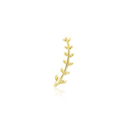 14k Gold Fern Leaf Helix Earring | Junipurr Florence
