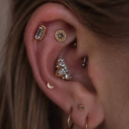 BVLA Elizabeth Custom Gold & Gemstone Piercing Jewellery