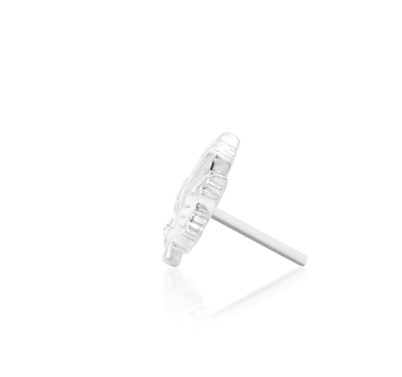 14k Solid Gold Maple Leaf Cartilage Earring | Junipurr Maple Leaf Eh