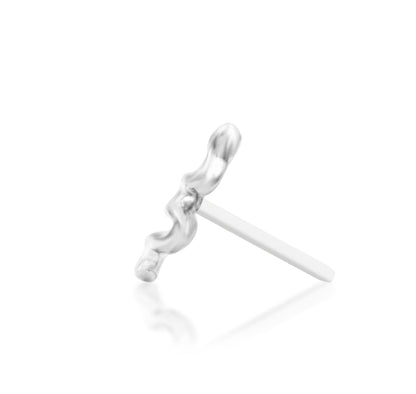 14k Gold Snake Helix Earring | Junipurr Noodle