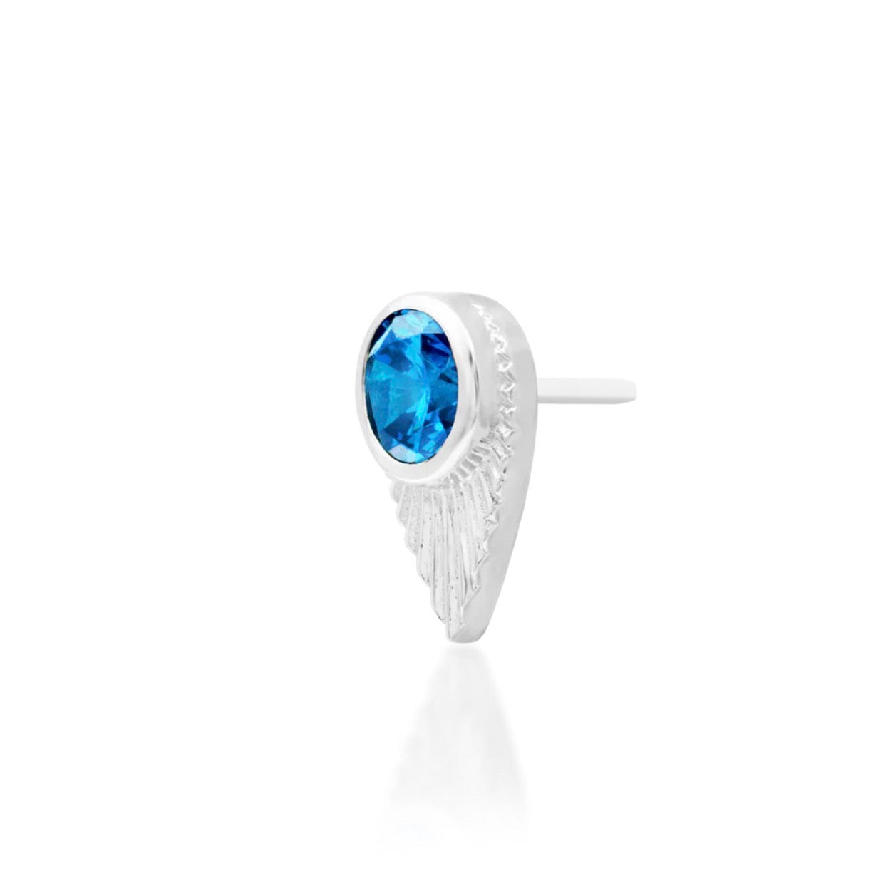 White gold angled view.