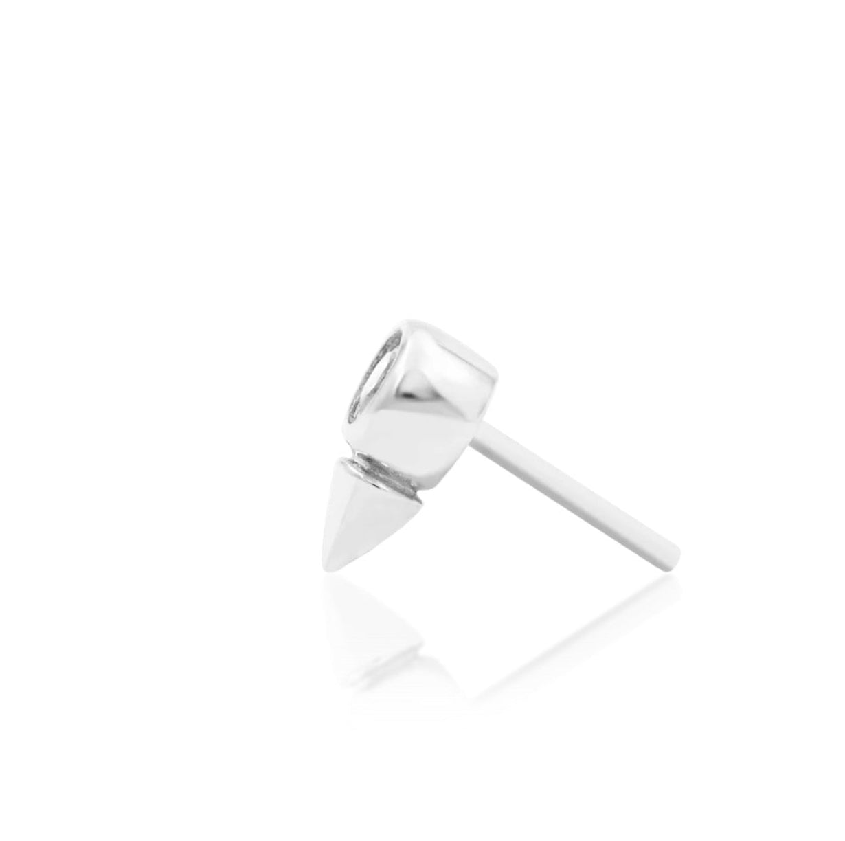 White gold side profile.