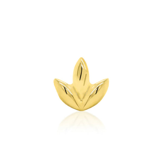 Junipurr Jewellery Dr Bloom 14kt Gold Threadless End | Helix Lobe Conch