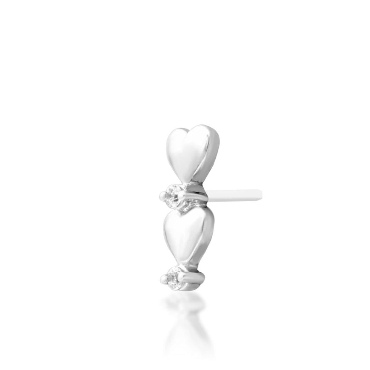 White gold side profile.