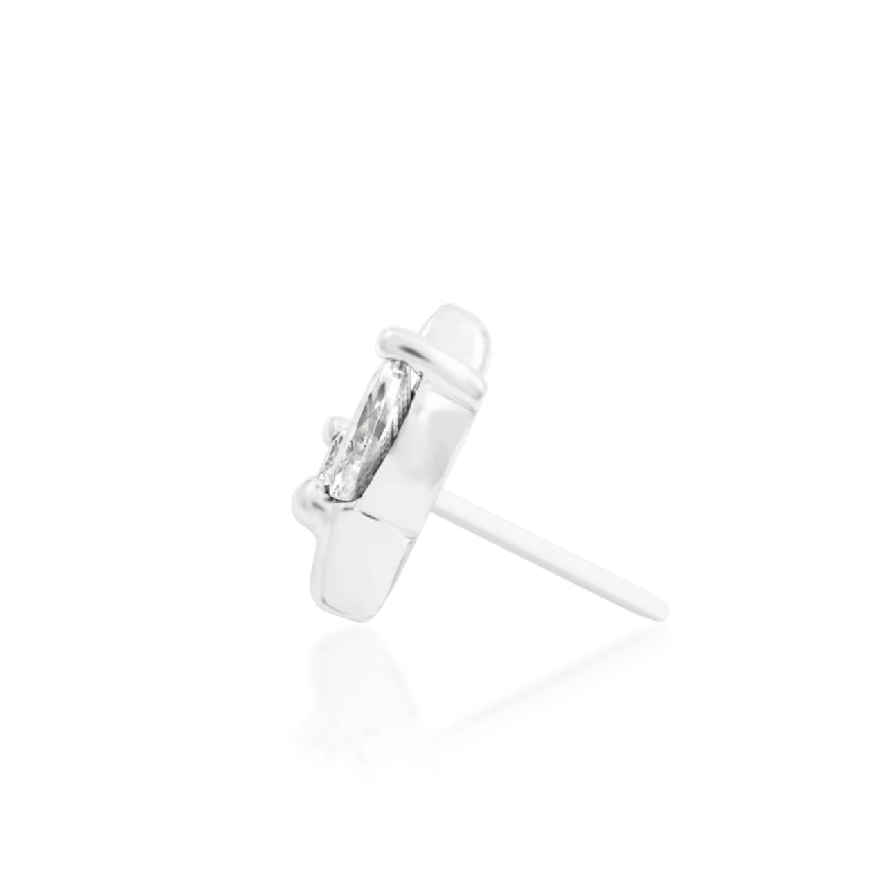 White gold side profile.