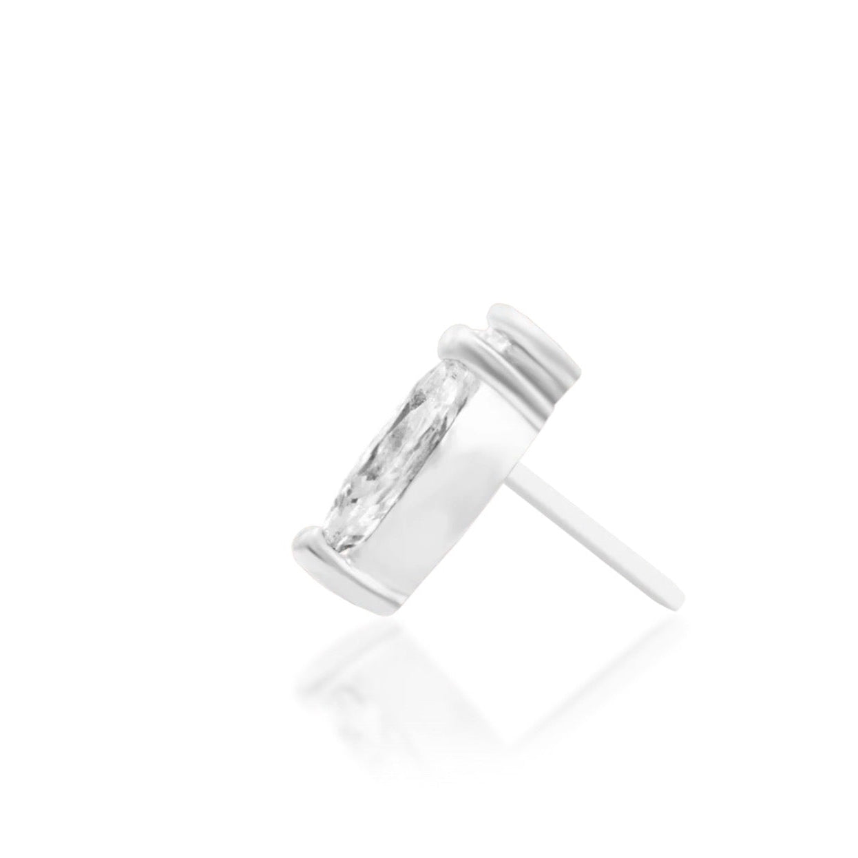 White gold side profile.