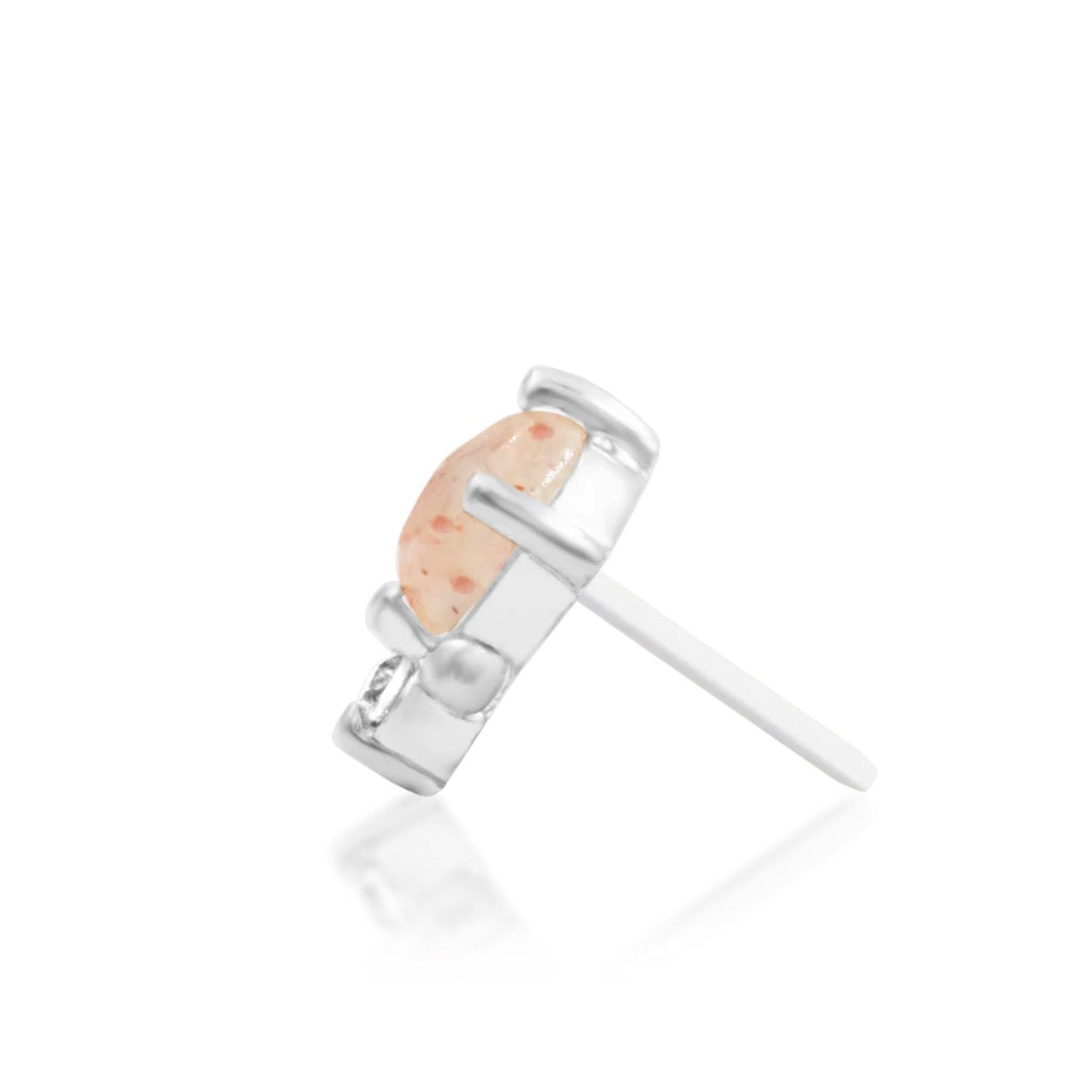 White gold side profile.