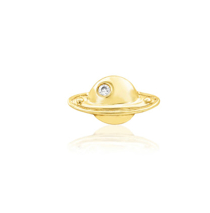 Yellow gold angled view.