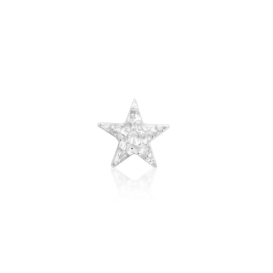 Junipurr Jewellery Hammered Star 14kt Gold Threadless End