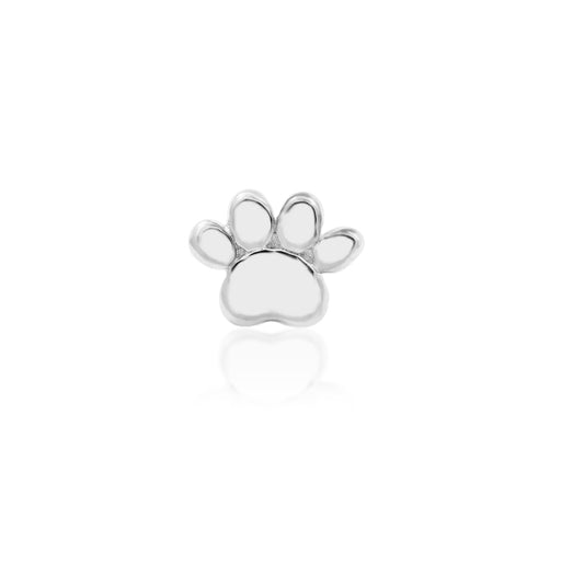 Junipurr Jewellery Gold Mini Paw 14kt Threadless End