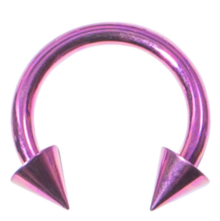 Titanium Coned Circular Barbells (CBB) (Horseshoes