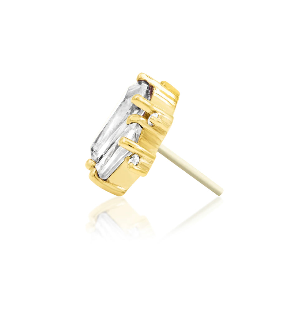 Junipurr Jewellery Brooke 14kt Gold Threadless End