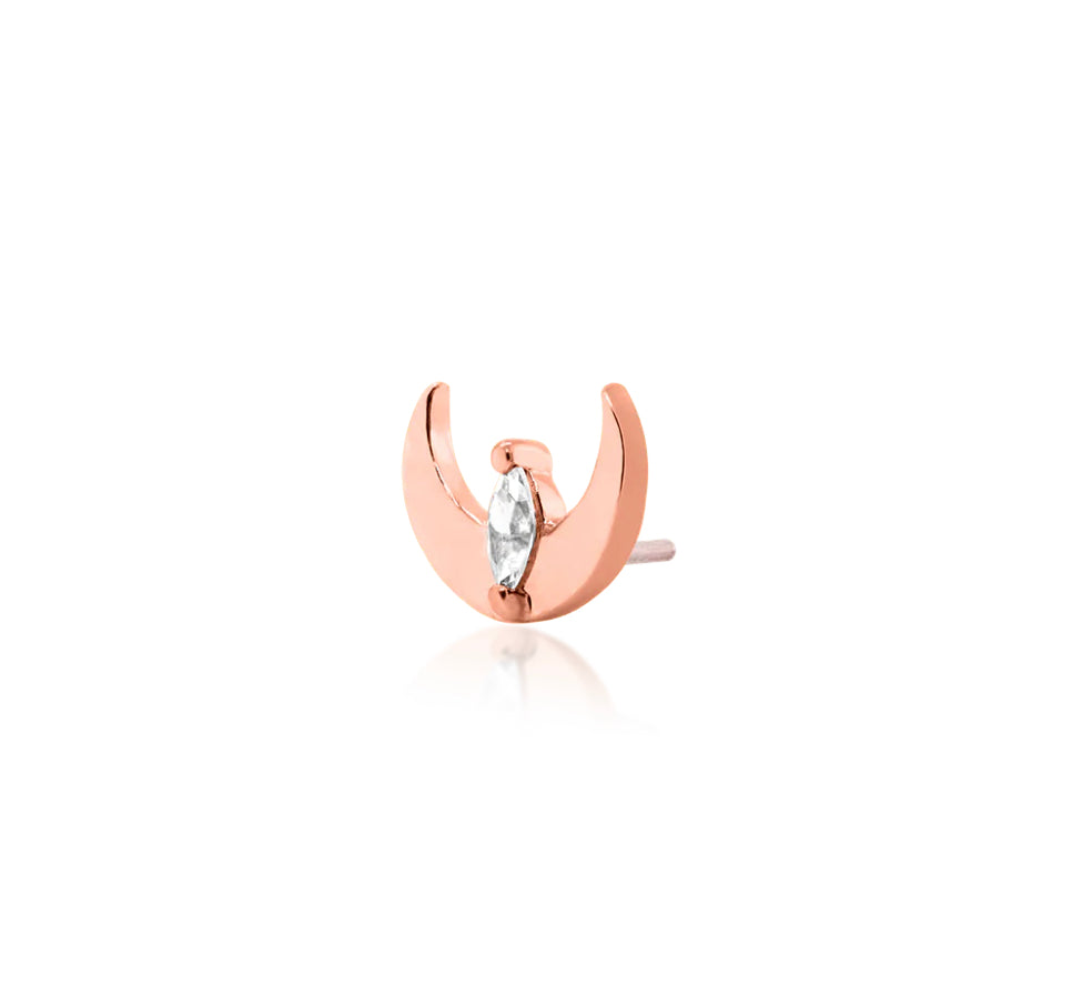 Junipurr Jewellery Guardian Mercury 14kt Gold Threadless End