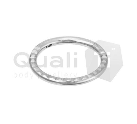 The 'Argolis' Hinged Titanium Ring
