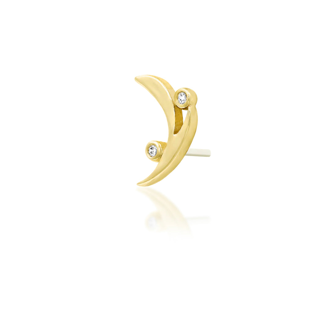 Junipurr Jewellery Winnie 14kt Gold Threadless End