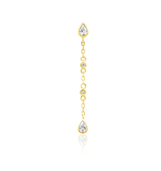 Junipurr Jewellery Maria 14kt Gold Threadless End