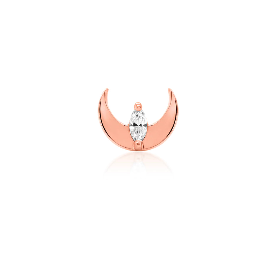 Junipurr Jewellery Guardian Mercury 14kt Gold Threadless End