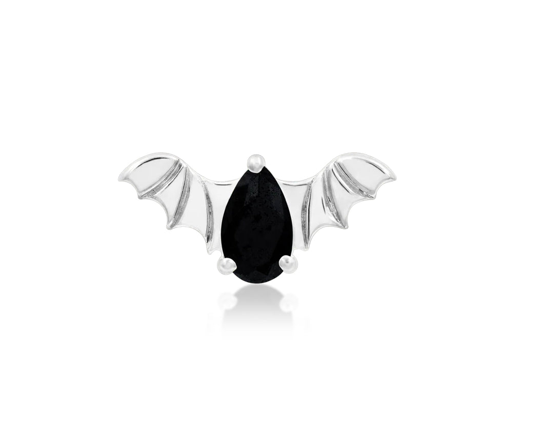 Junipurr Jewellery Bat 14kt Gold Threadless Jewellery (colour variants)