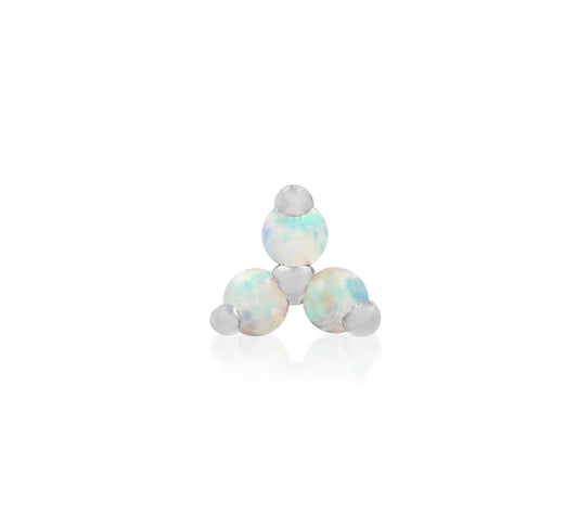 Junipurr Jewellery Trinity Opal 14kt Gold Threadless End