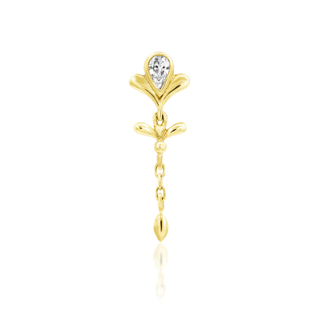 Junipurr Jewellery Penelope 14kt Gold Threadless End